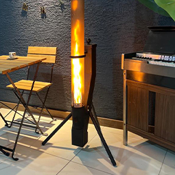 Füze Tipi Pelet Sobası